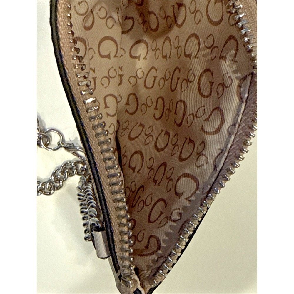 GUESS Floral Pattern Chain Pouch Long Wallet - Picture 9 of 16